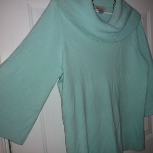 Hampshire Studio Tiffany Green Sweater Size XL